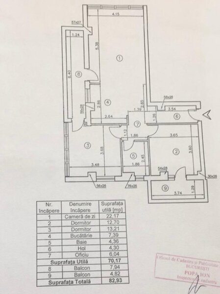 Colentina - Andronache, Apartament 3 camere 83 mp